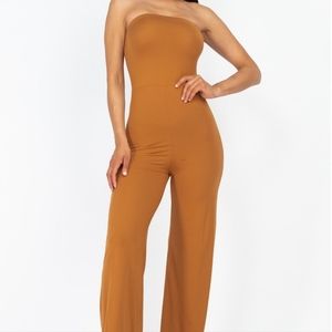 Knit wide leg Jumpsuit